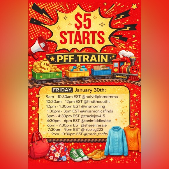 Other - 🚂 PFF Train🚂 January 30th🚂